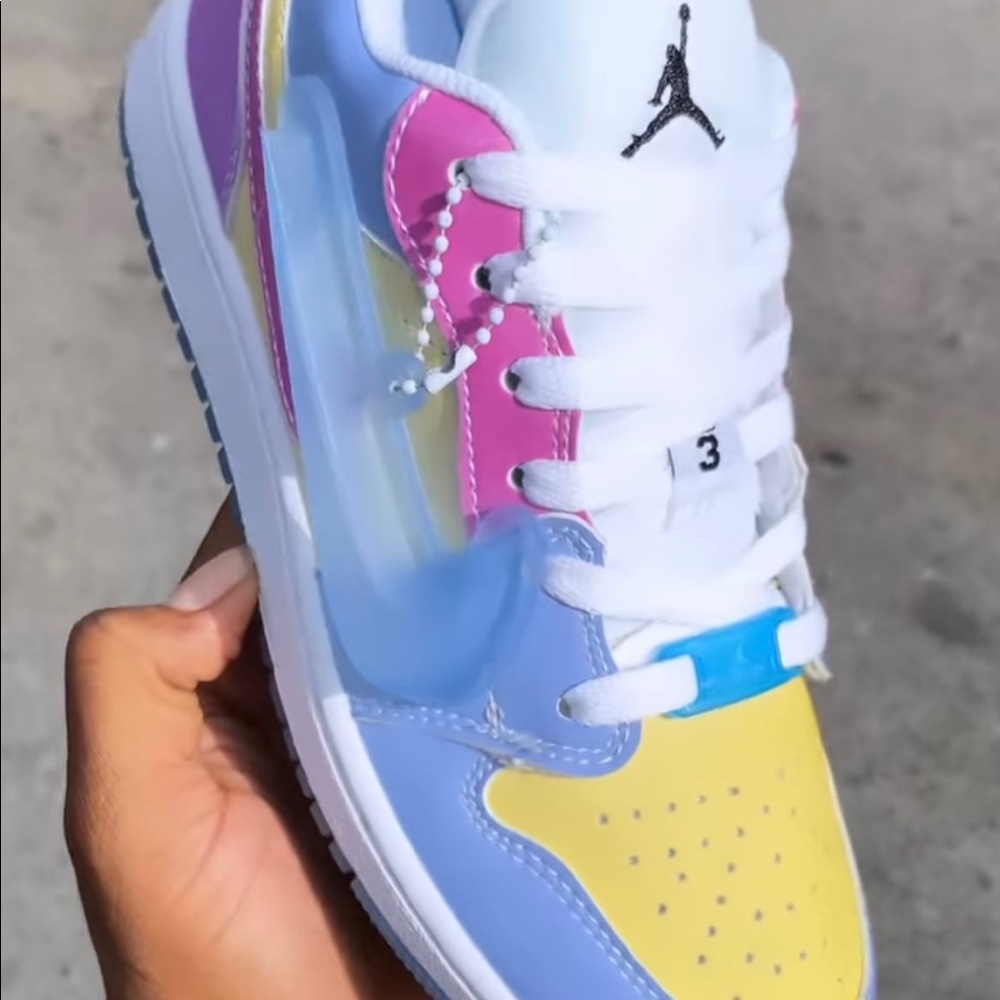 COPY - Jordan 1 low UV reactive light MENS SIZE Ask for womens/youth READ DESCR…